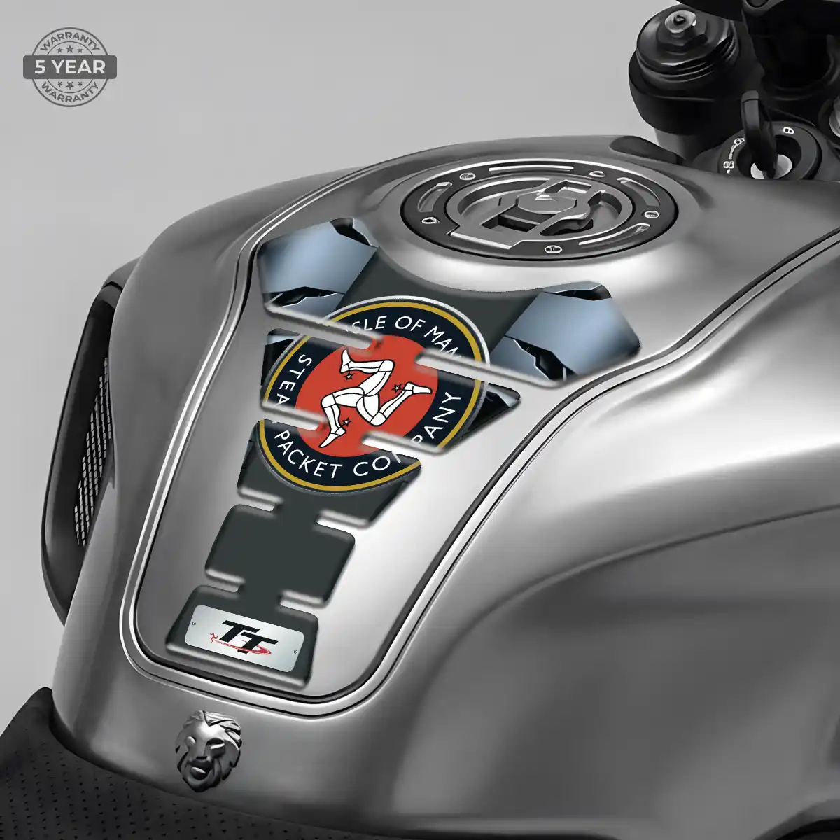 Isle of MAN Tank Guard Pad Motorcycle Sleek Style