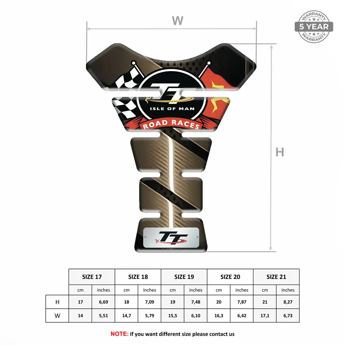 Isle of MAN Tank Guard Pads Exclusive Series