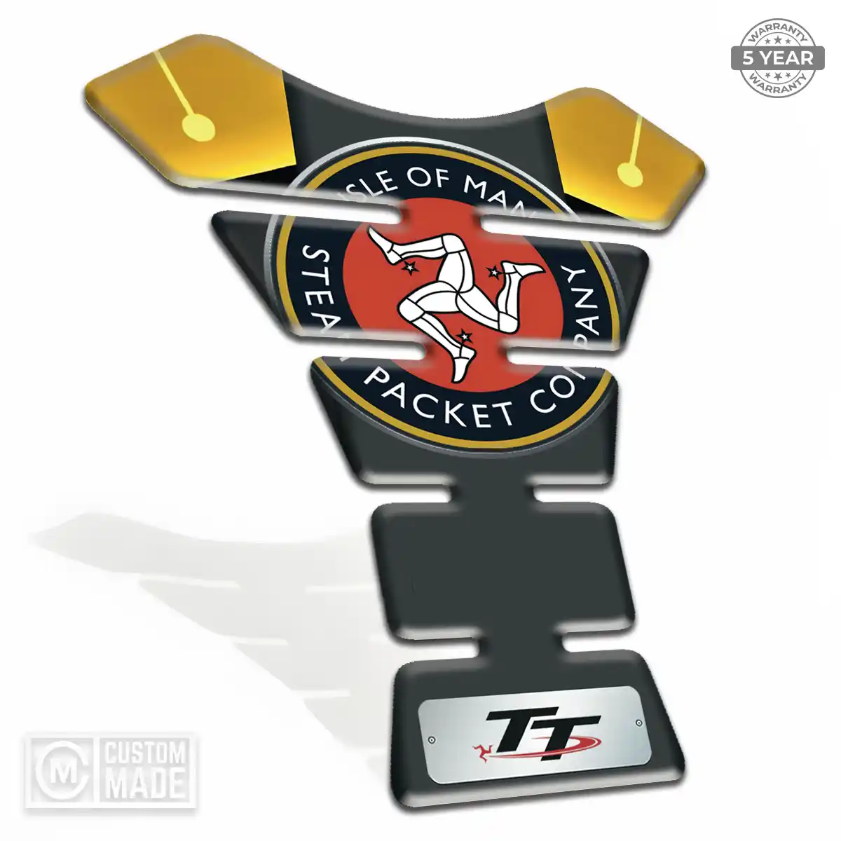 Isle of MAN Tank Guard Pads Motorbike Elite Finish
