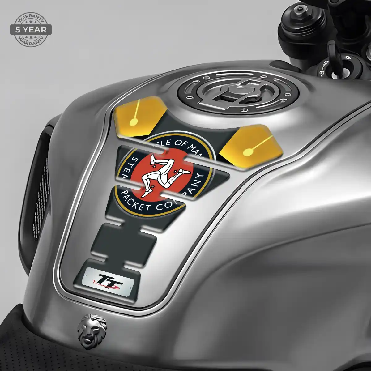 Isle of MAN Tank Guard Pads Motorbike Elite Finish