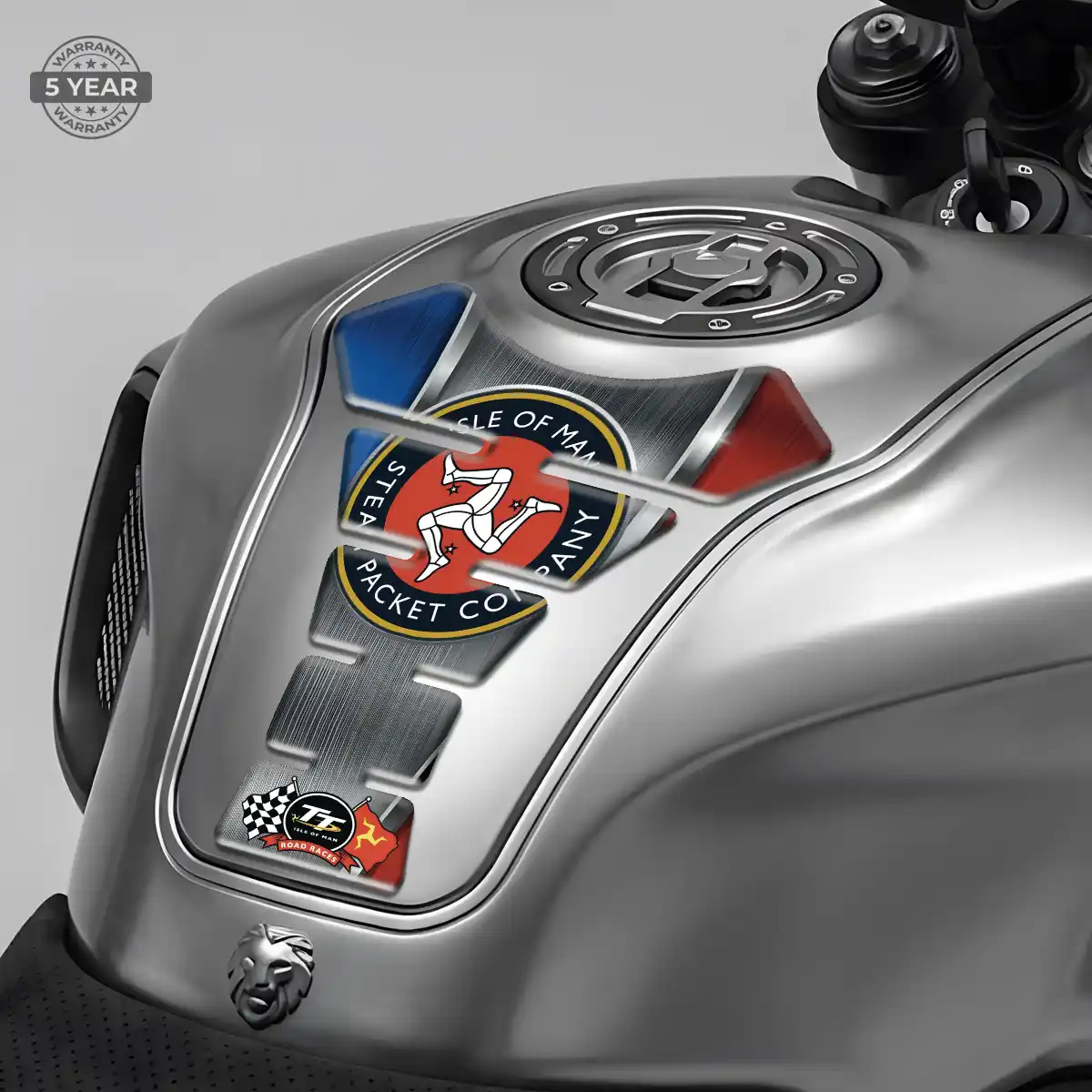 Isle of MAN Tank Guard Pads Motorcycle Exclusive Series