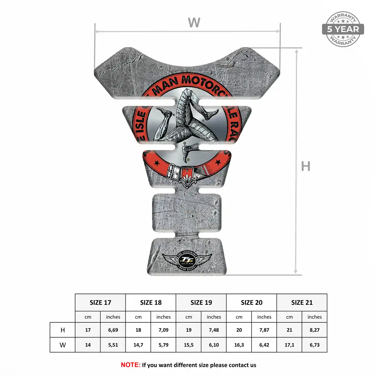 Isle of MAN Tank Guard Protector Elite Finish
