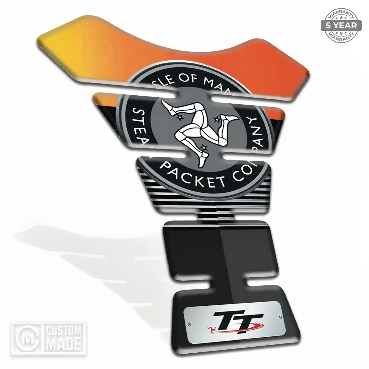Isle of MAN Tank Guard Protector Motorbike Elite Finish
