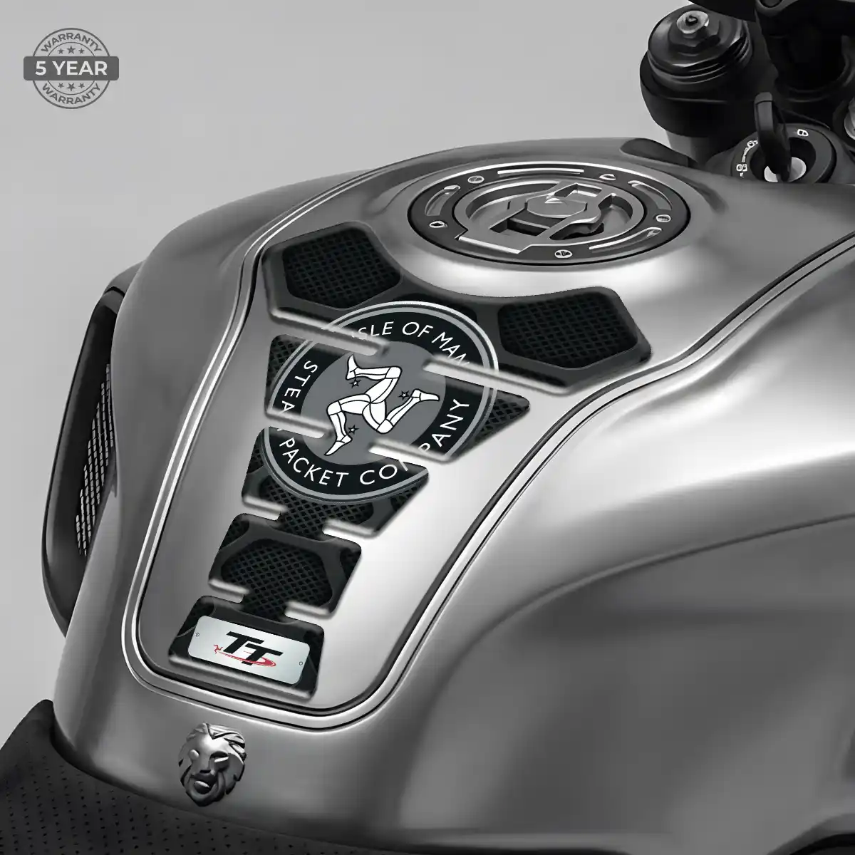 Isle of MAN Tank Guard Protector Motorcycle Refined Design