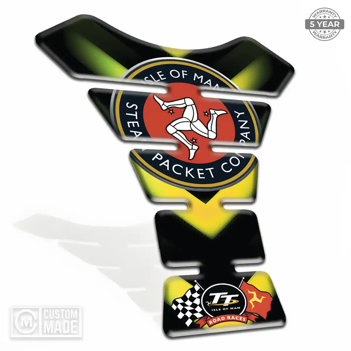 Isle of MAN Tank Guard Protector Motorcycle Signature Grade