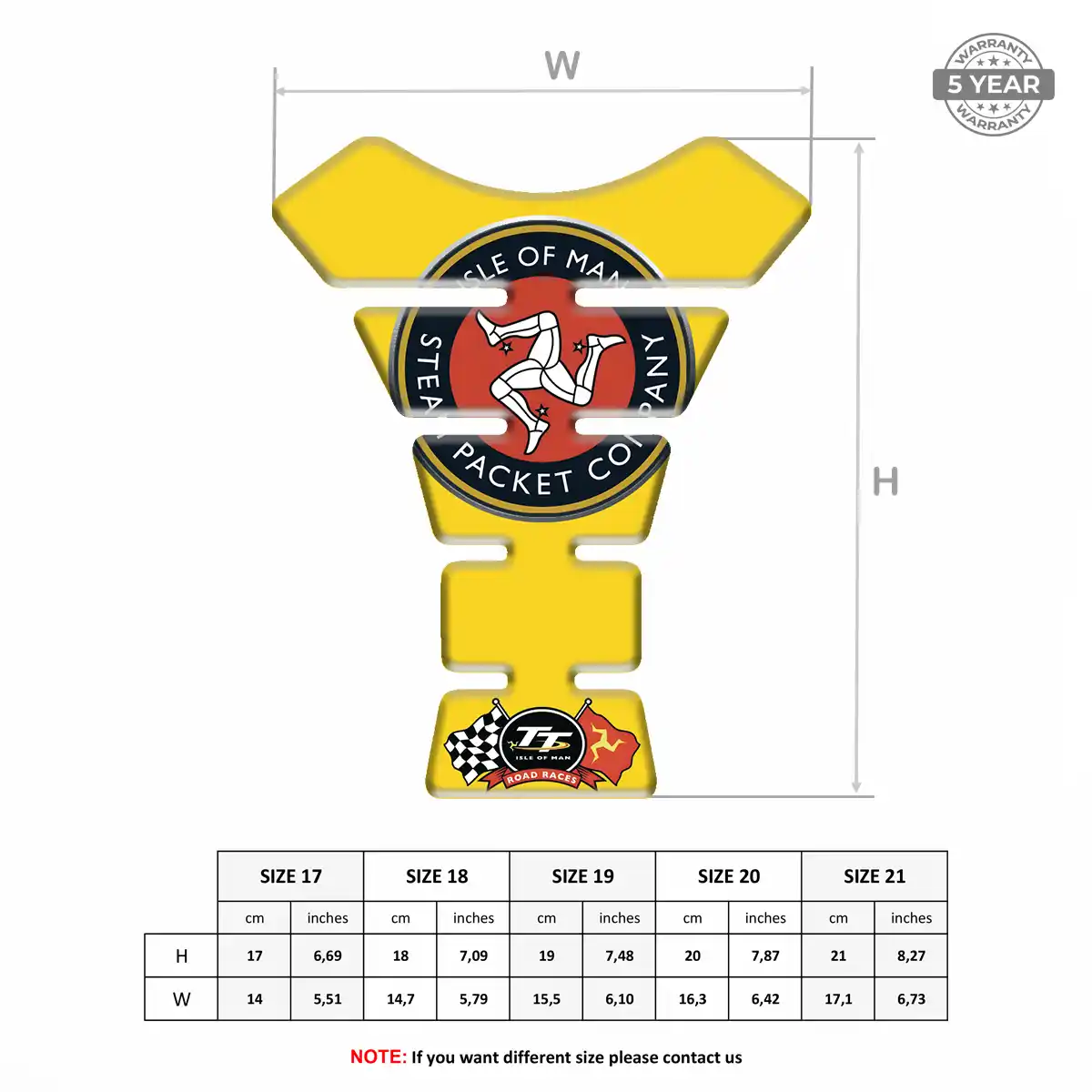 Isle of MAN Tank Knee Pad Elite Finish