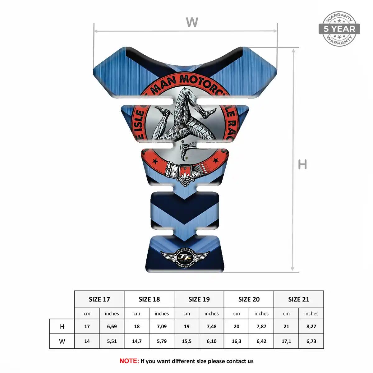 Isle of MAN Tank Knee Pad Prestige Line
