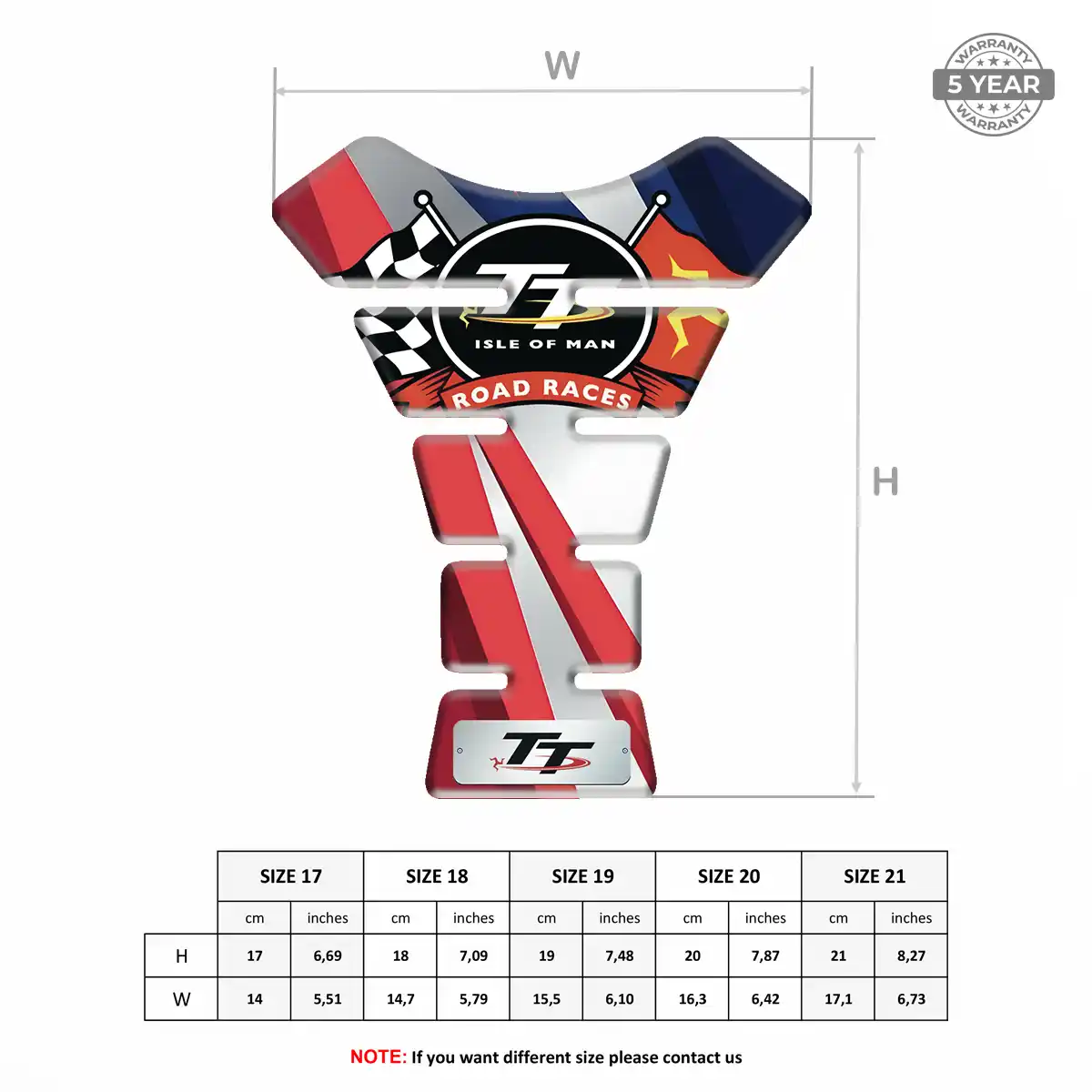 Isle of MAN Tank Pad Fuse Motorbike Exclusive Series