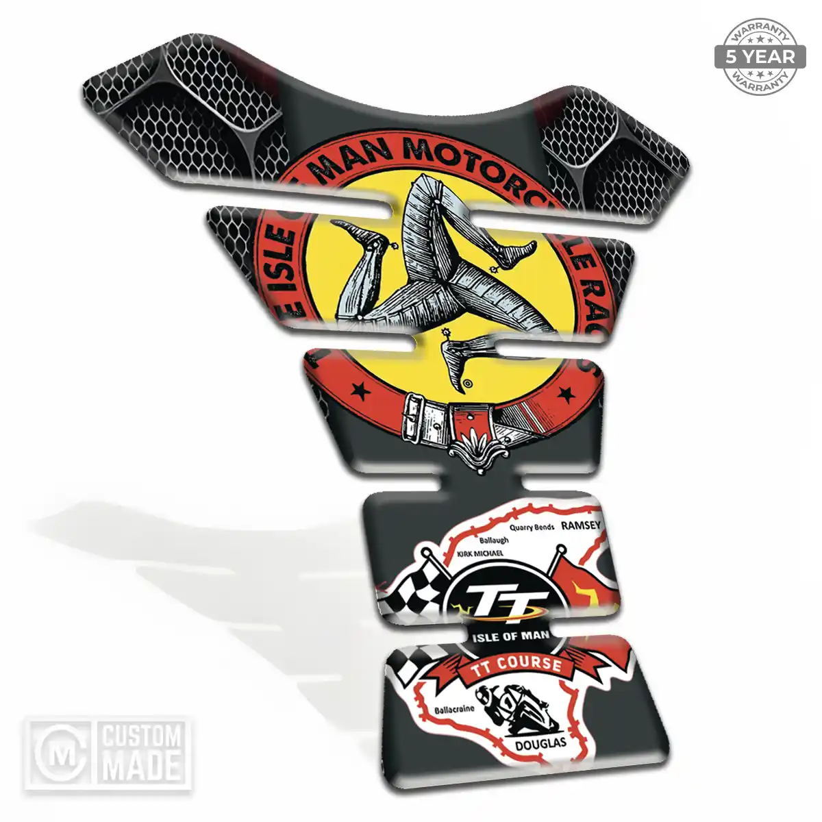 Isle of MAN Tank Pad Fuse Motorcycle Refined Design