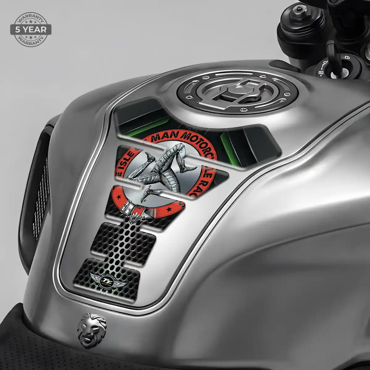 Isle of MAN Tank Pad Guard Motorbike Elite Finish