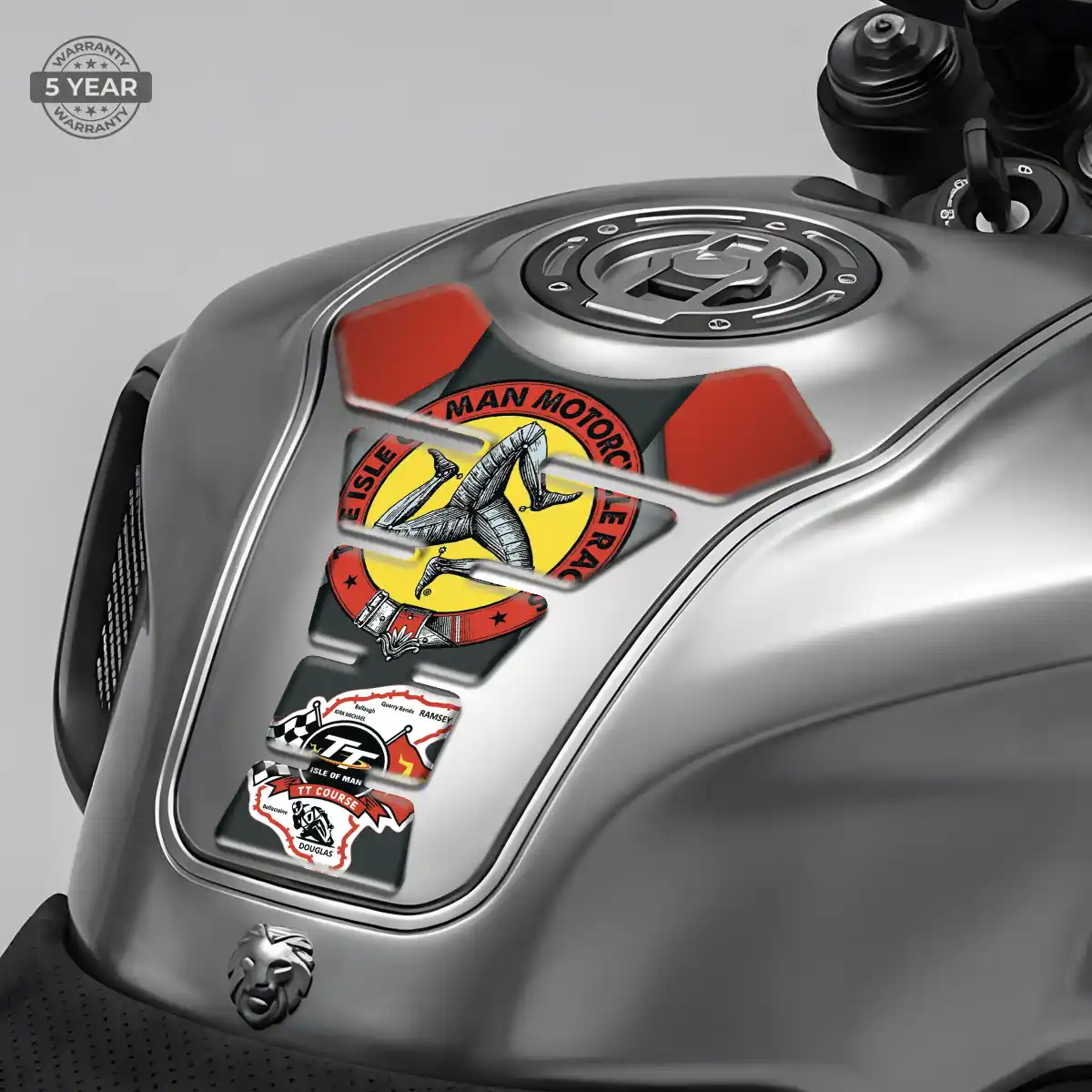 Isle of MAN Tank Pad Guard Motorbike Superior Craft