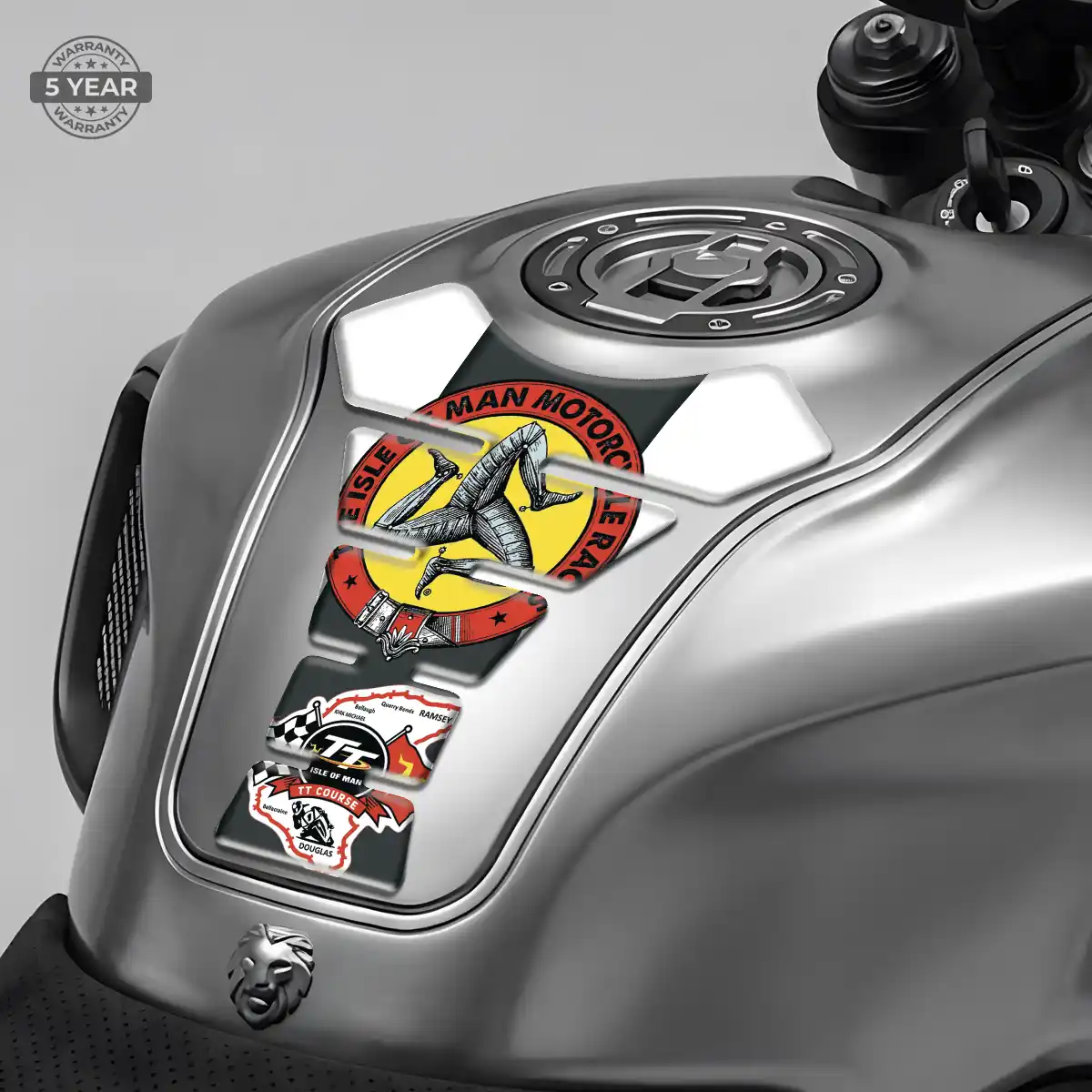 Isle of MAN Tank Pad Guard Motorcycle Deluxe Edition