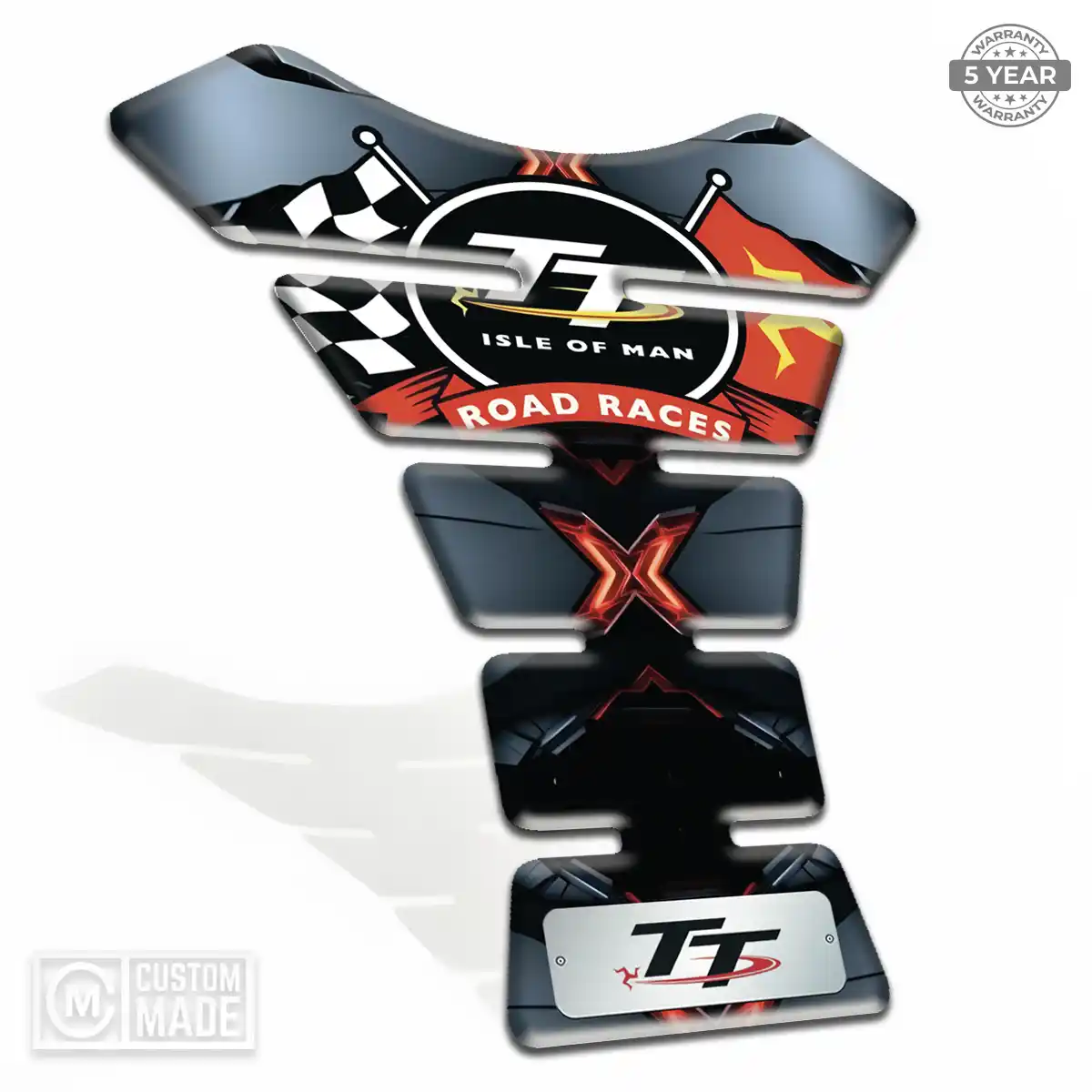 Isle of MAN Tank Pad Guard Motorcycle Elite Finish