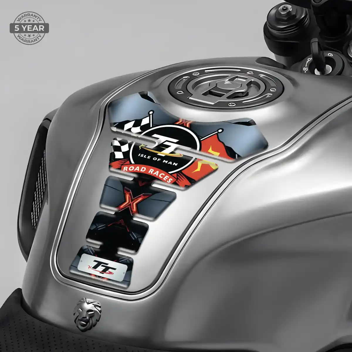 Isle of MAN Tank Pad Guard Motorcycle Elite Finish