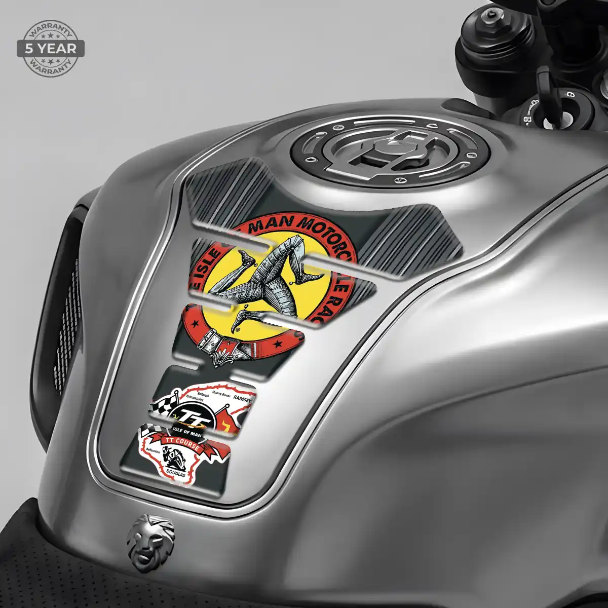Isle of MAN Tank Pad Guard Motorcycle Exclusive Series