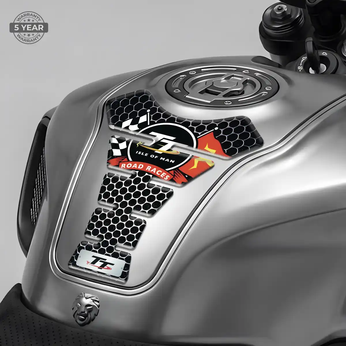 Isle of MAN Tank Pad Guard Motorcycle Superior Craft