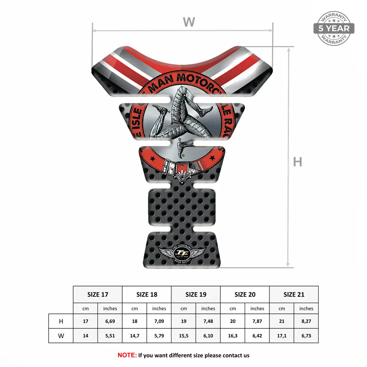Isle of MAN Tank Pad Guard Superior Craft