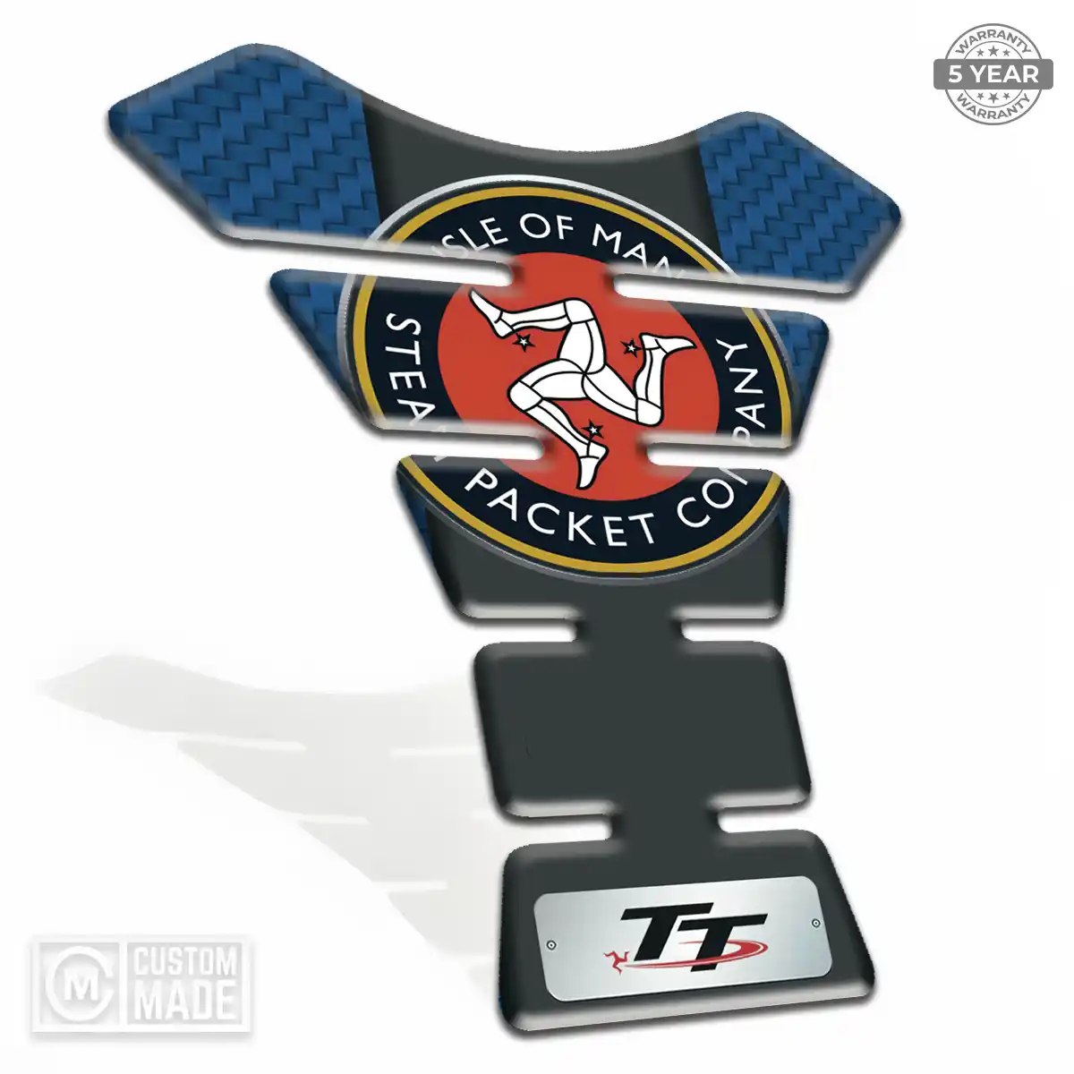 Isle of MAN Tank Pad Protector Motorcycle Deluxe Edition