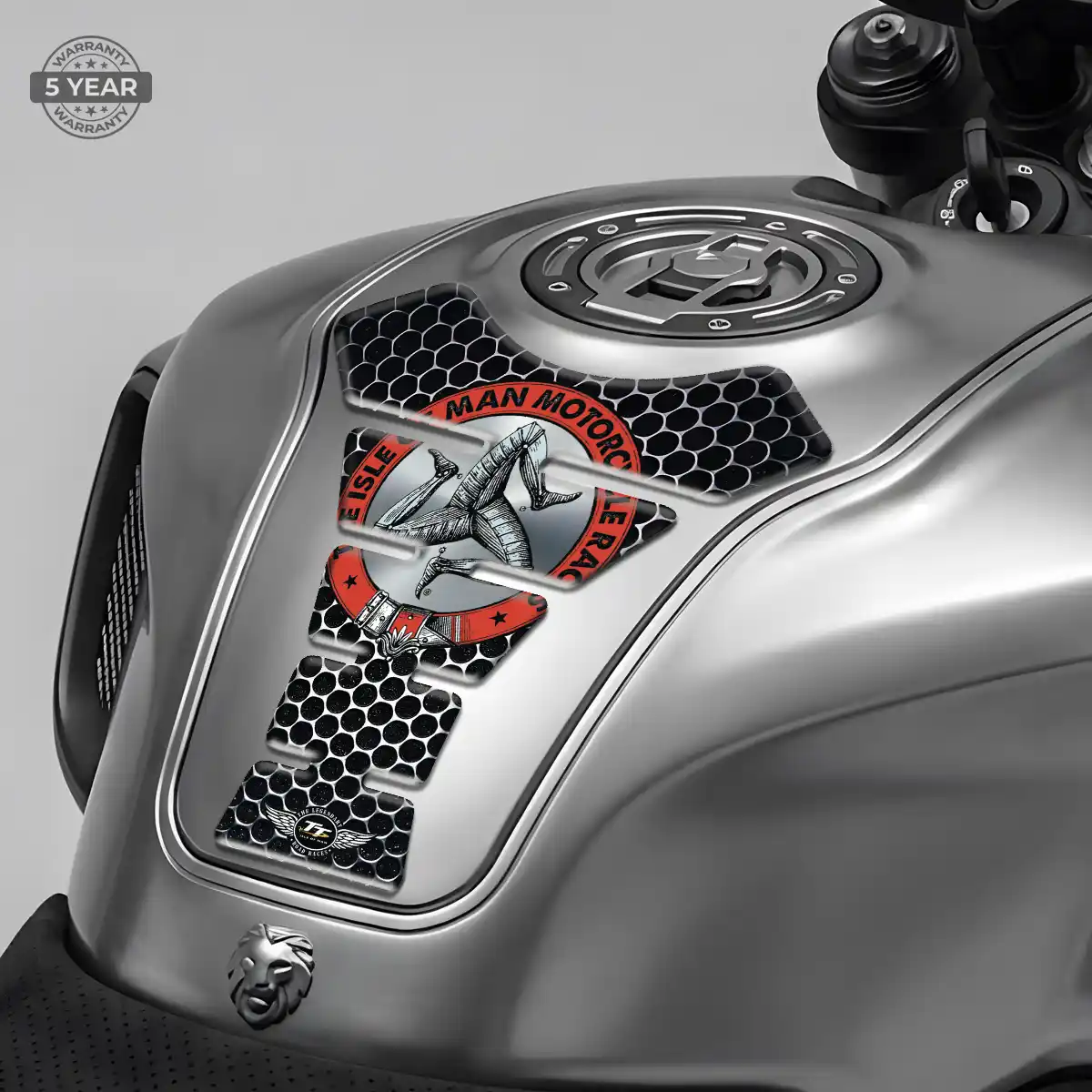 Isle of MAN Tank Pad Protector Motorcycle Signature Grade
