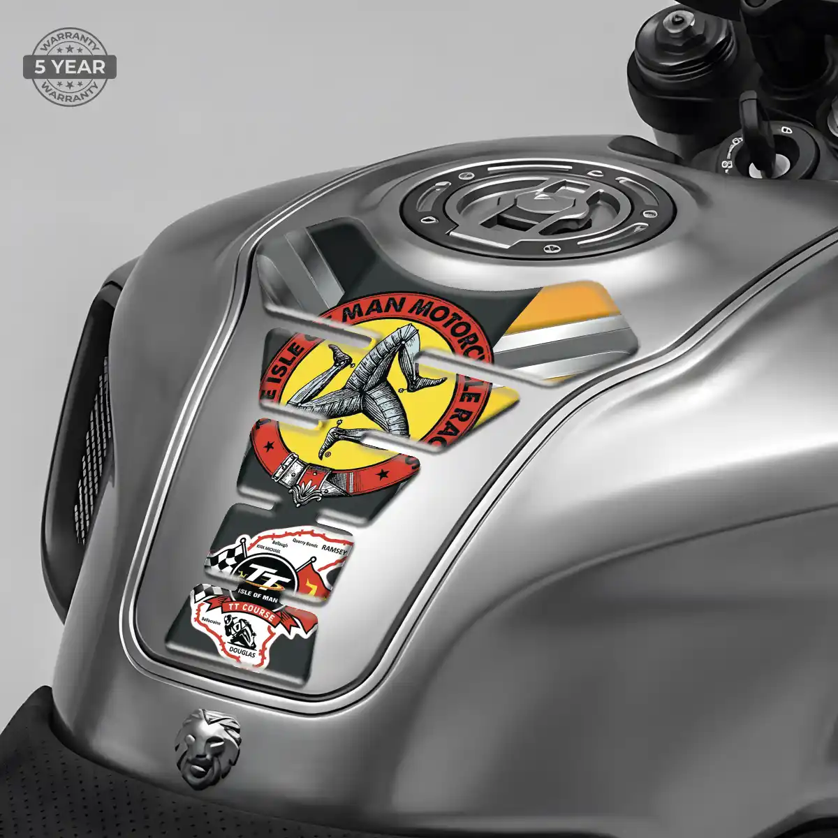 Isle of MAN Tank Pad Protector Motorcycle Superior Craft