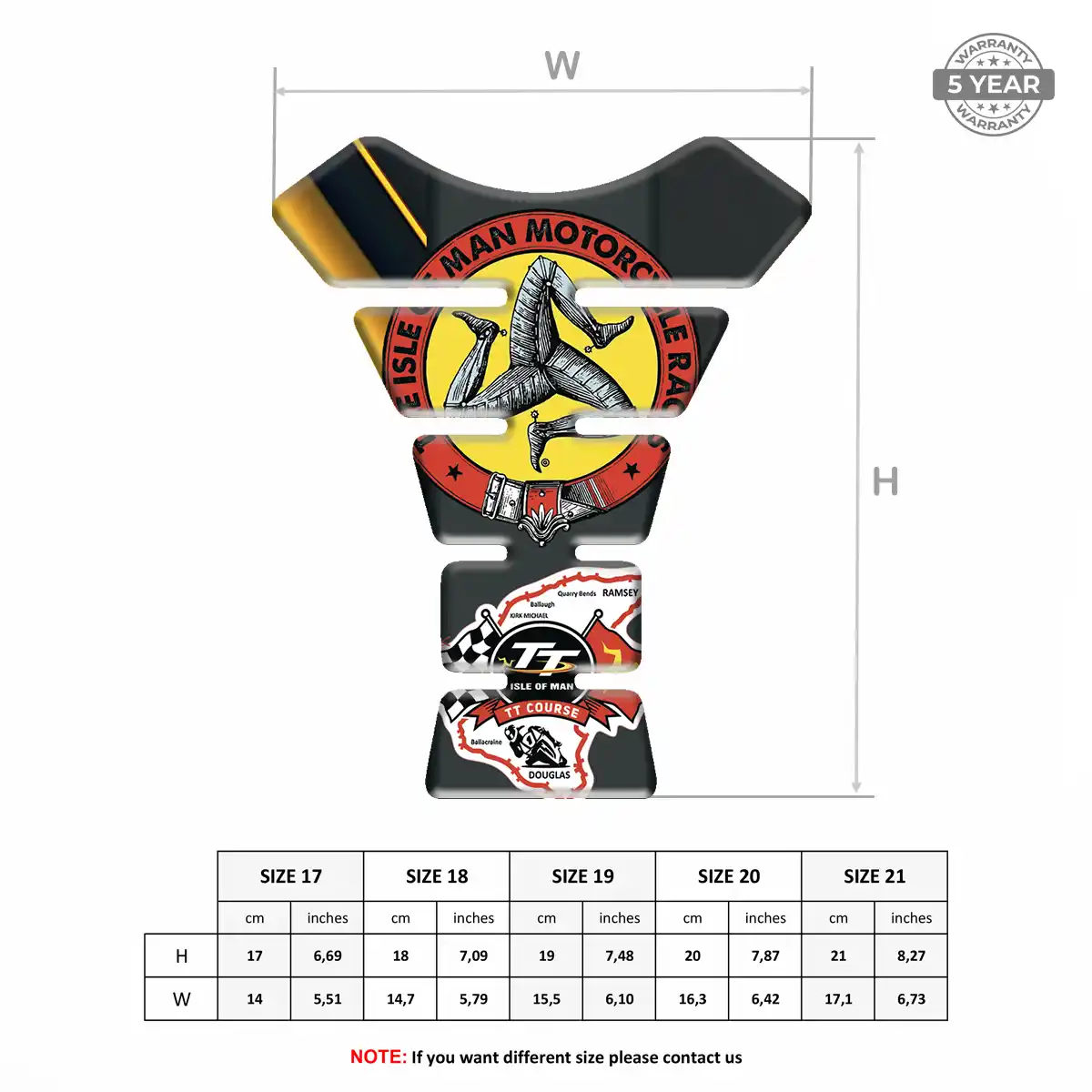Isle of MAN Tank Pad Refined Design