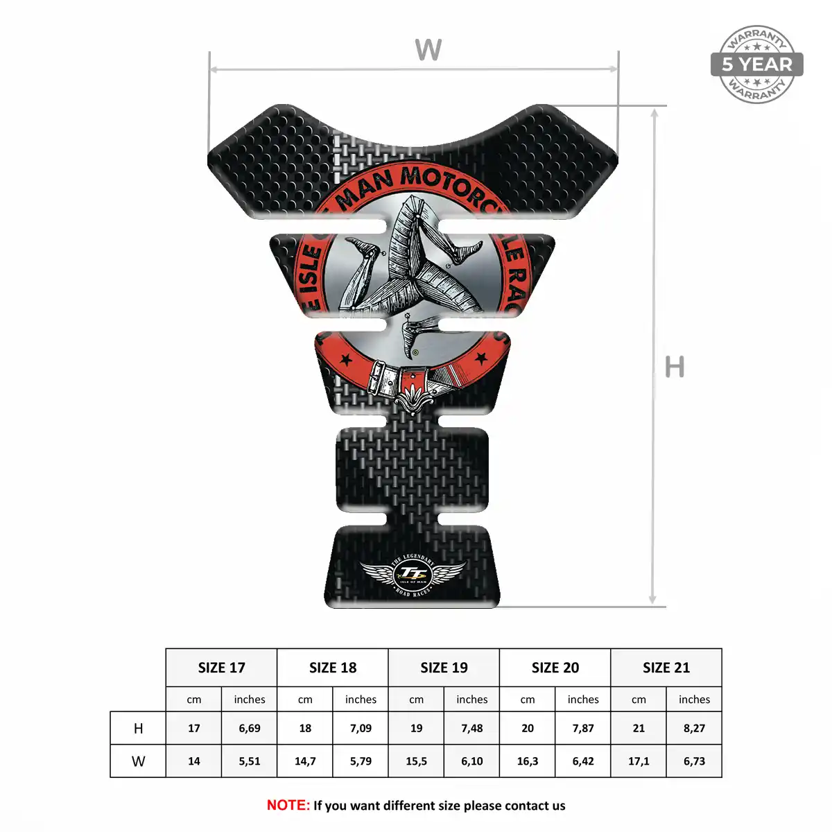 Isle of MAN Tank Pad Superior Craft