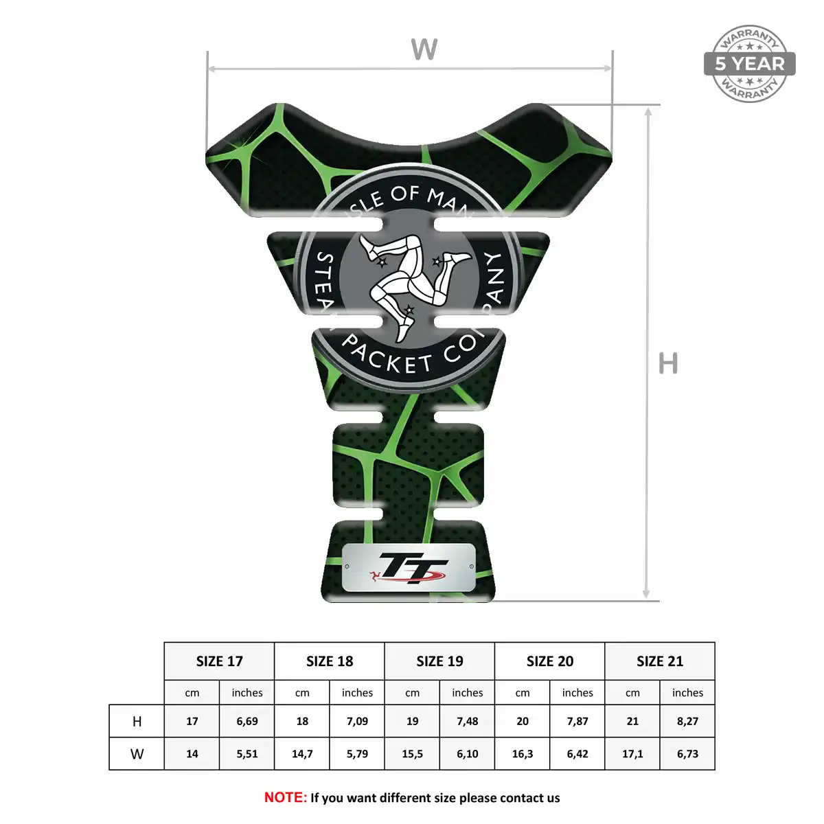 Isle of MAN Tank Pads Fuse Exclusive Series