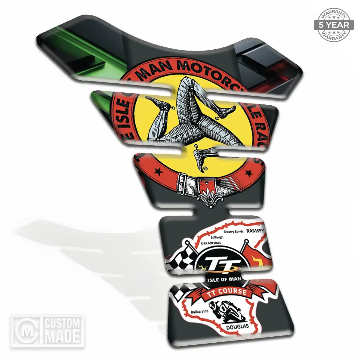 Isle of MAN Tank Pads Fuse Motorbike Sleek Style