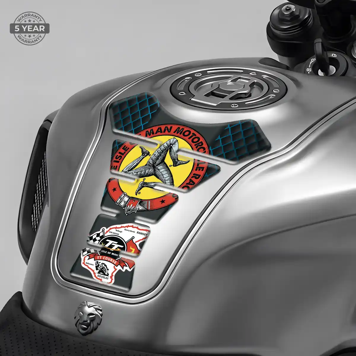 Isle of MAN Tank Pads Fuse Motorcycle Refined Design