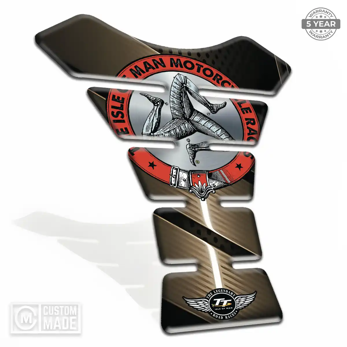 Isle of MAN Tank Pads Fuse Motorcycle Sleek Style