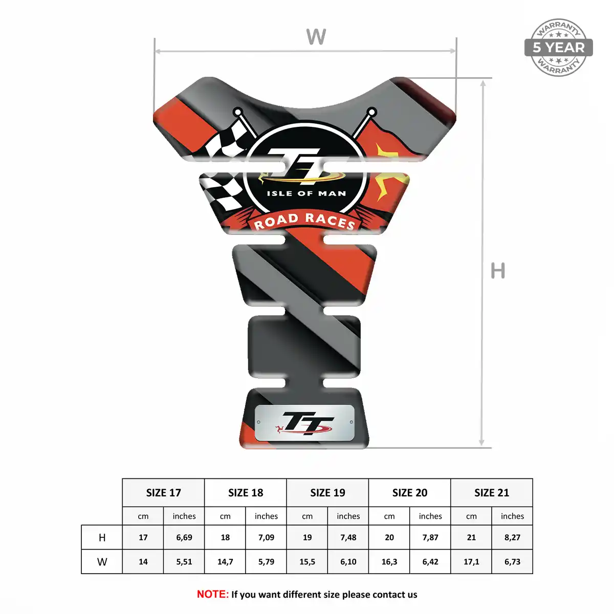 Isle of MAN Tank Pads Guards Deluxe Edition