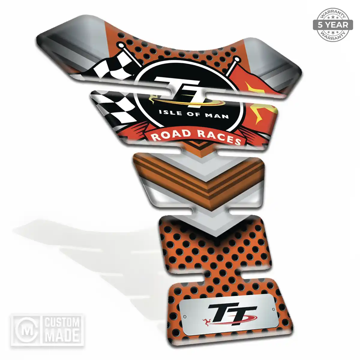 Isle of MAN Tank Pads Guards Motorcycle Signature Grade