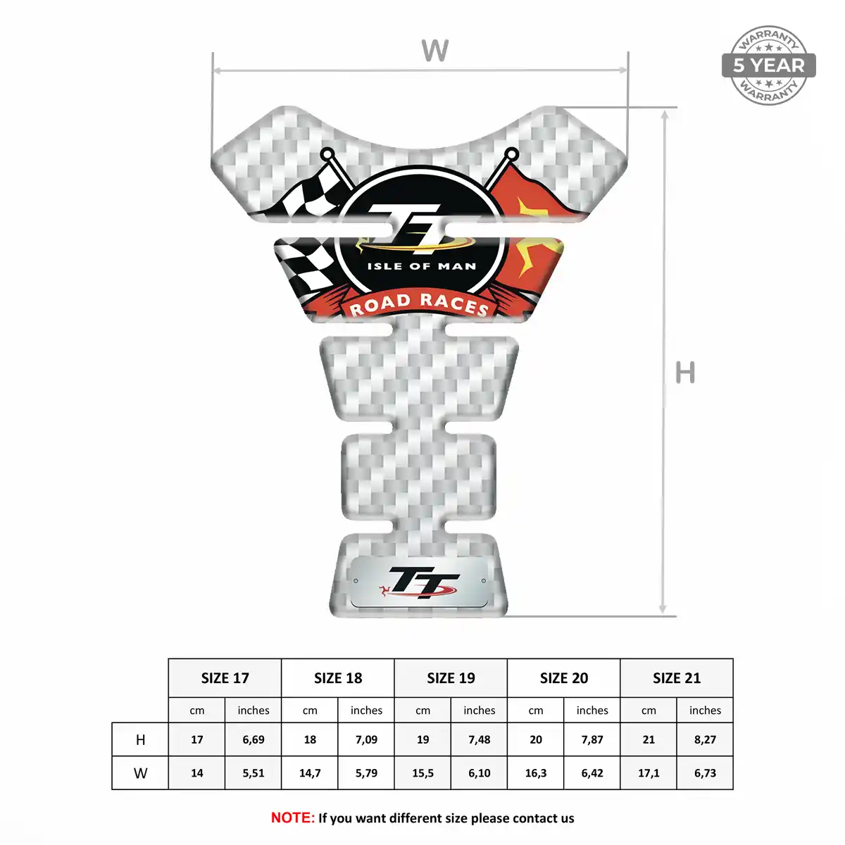 Isle of MAN Tank Pads Prime Quality
