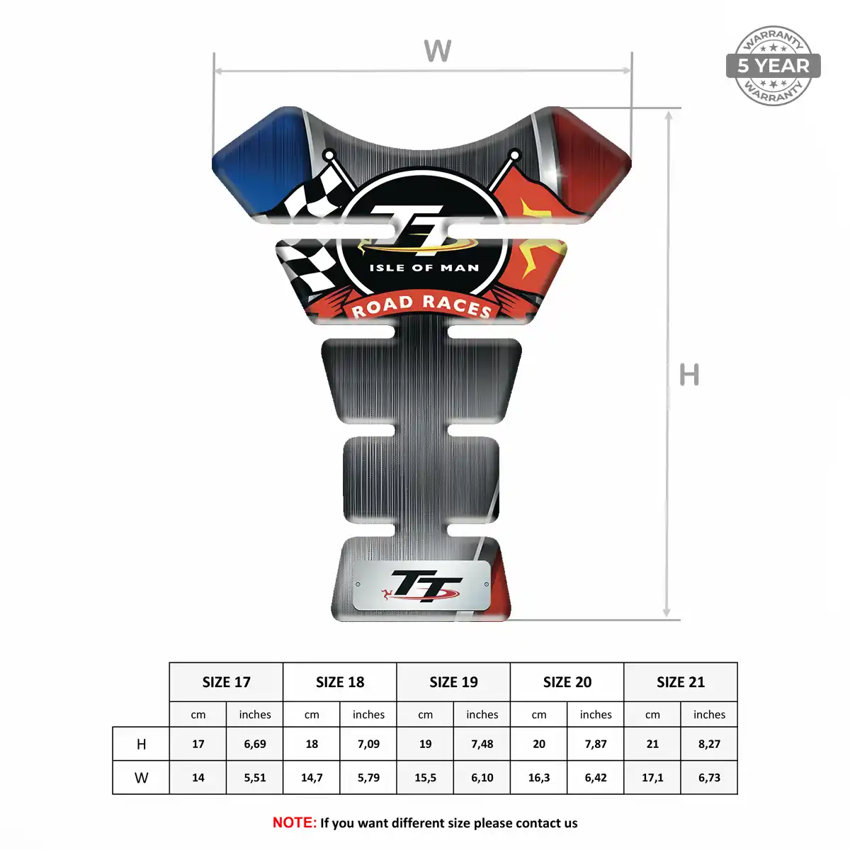 Isle of MAN Tank Pads Protector Exclusive Series