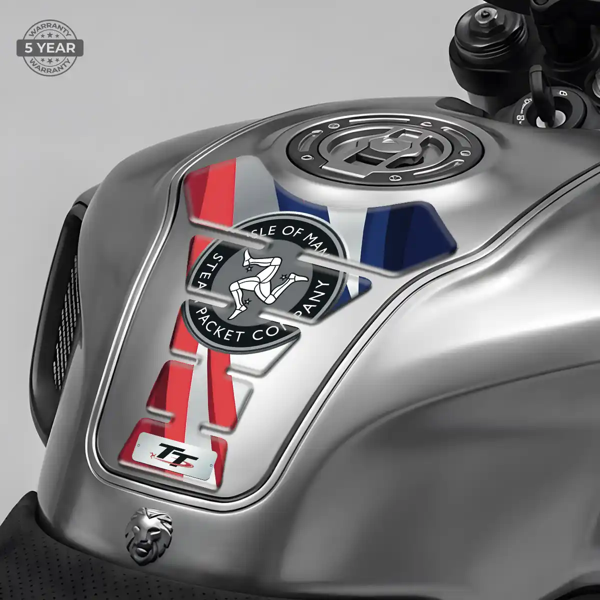 Isle of MAN Tank Pads Protector Motorcycle Deluxe Edition