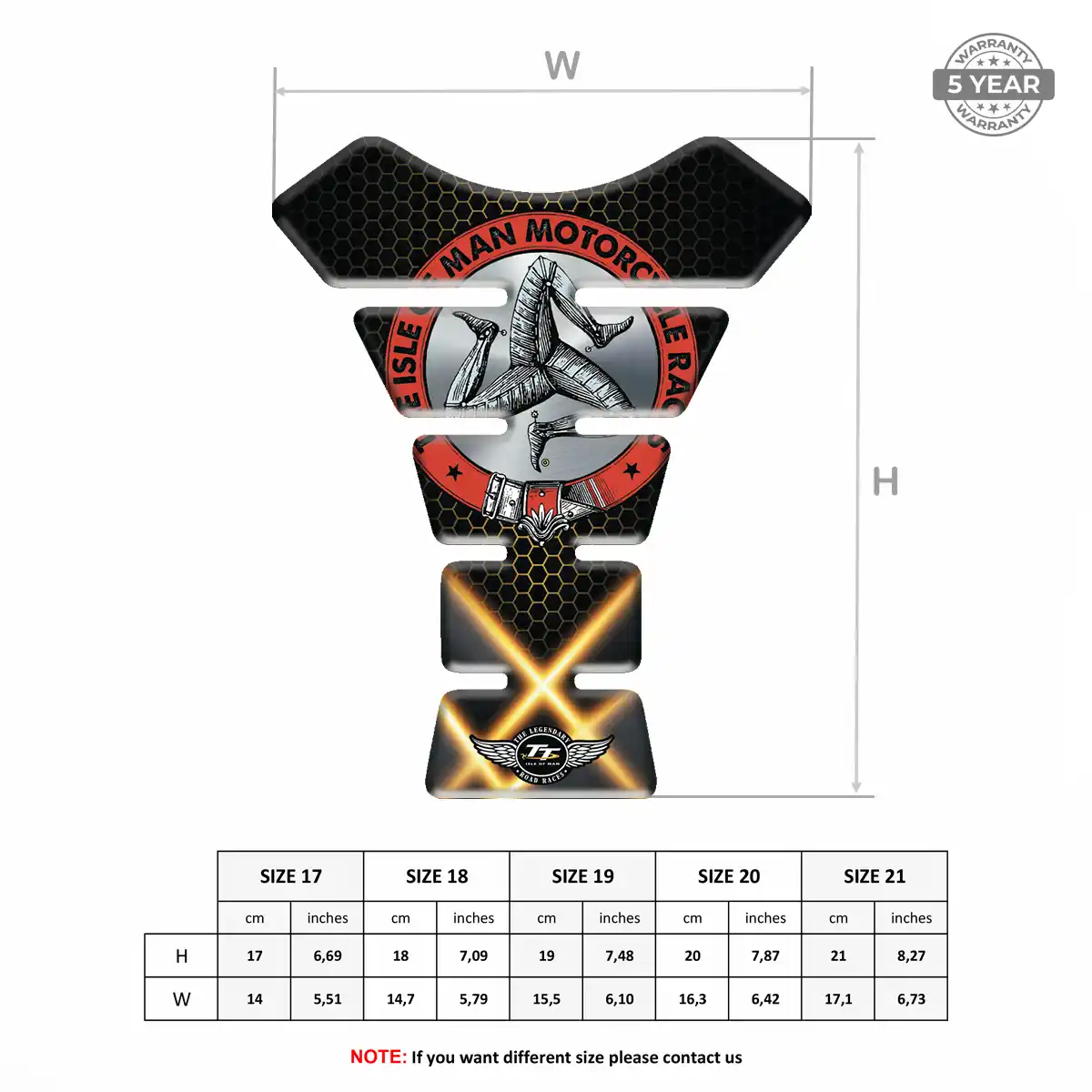Isle of MAN Tank Pads Signature Grade