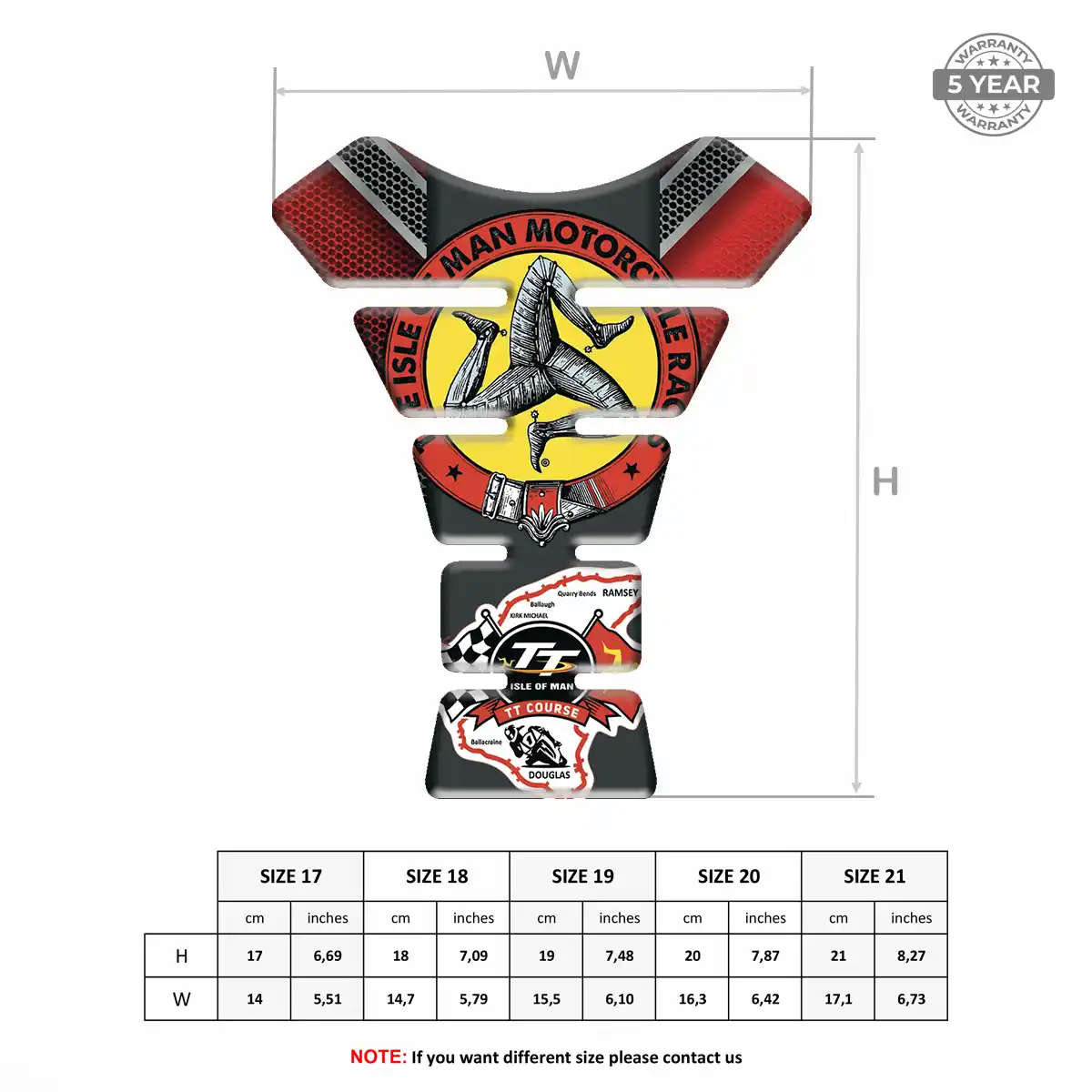 Isle of MAN Tank Protector Fuse Elite Finish