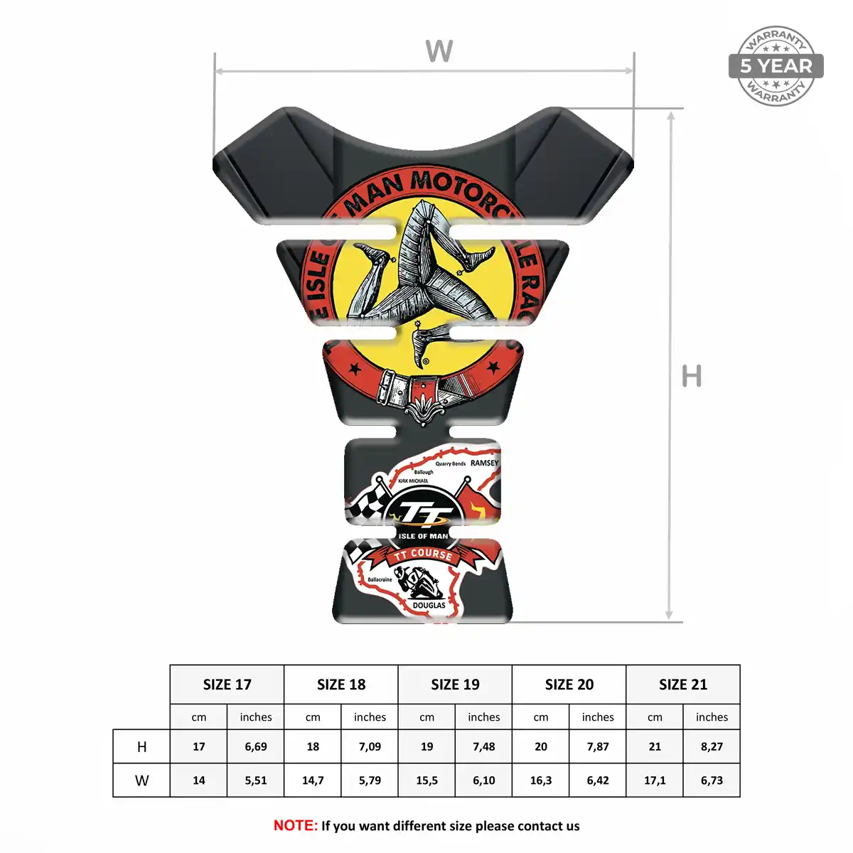 Isle of MAN Tank Protector Fuse Motorbike Exclusive Series