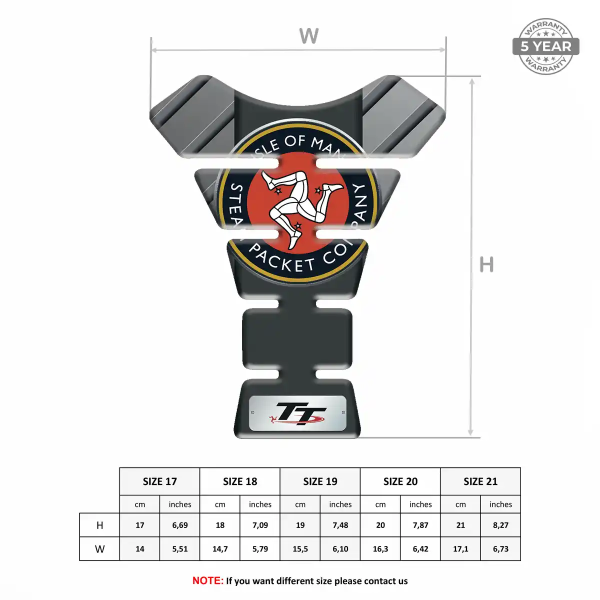Isle of MAN Tank Protector Fuse Motorcycle Exclusive Series