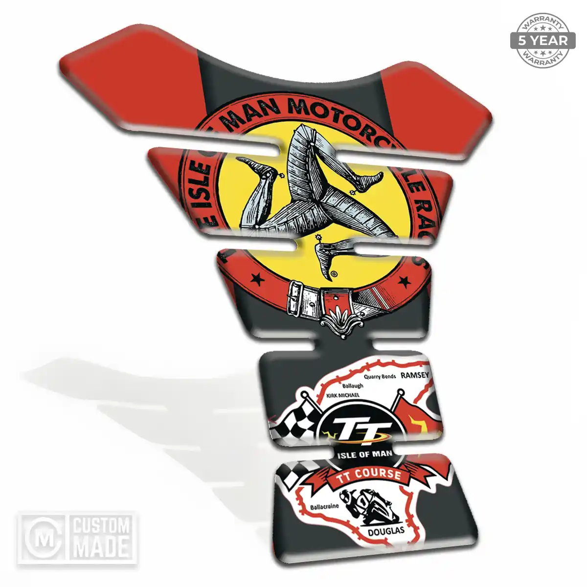 Isle of MAN Tank Protector Guard Motorcycle Refined Design