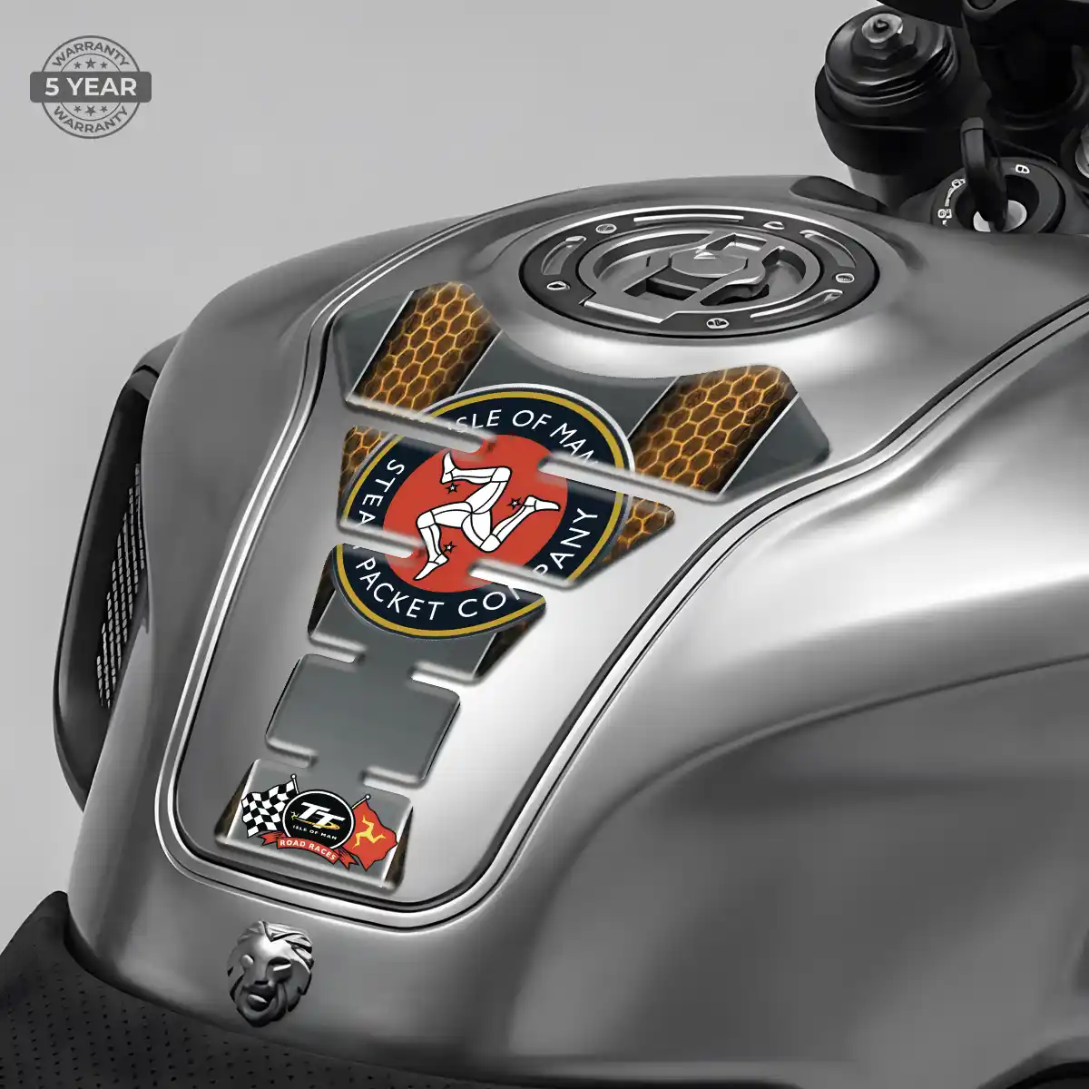 Isle of MAN Tank Protector Guards Motorcycle Refined Design