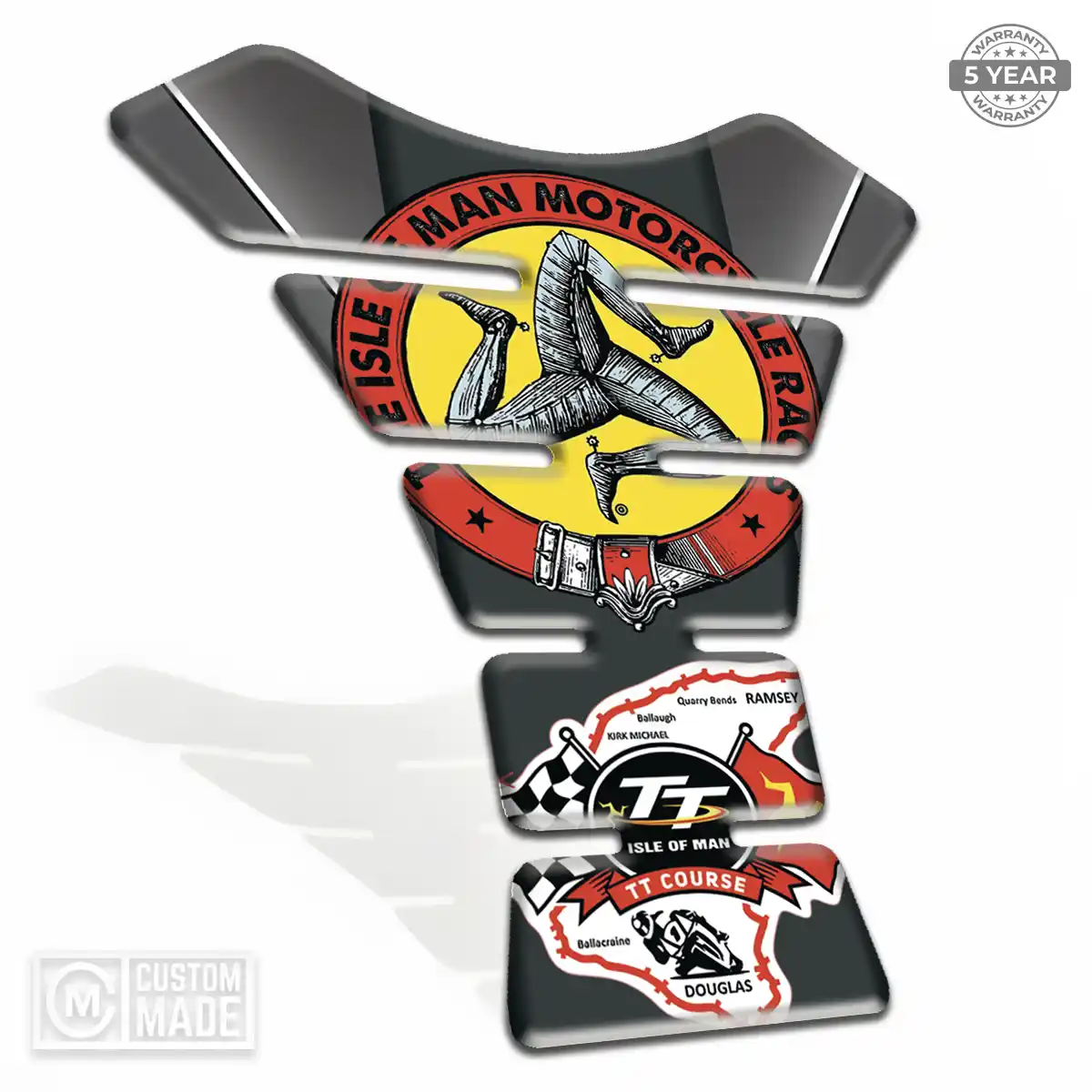 Isle of MAN Tank Protector Guards Motorcycle Sleek Style