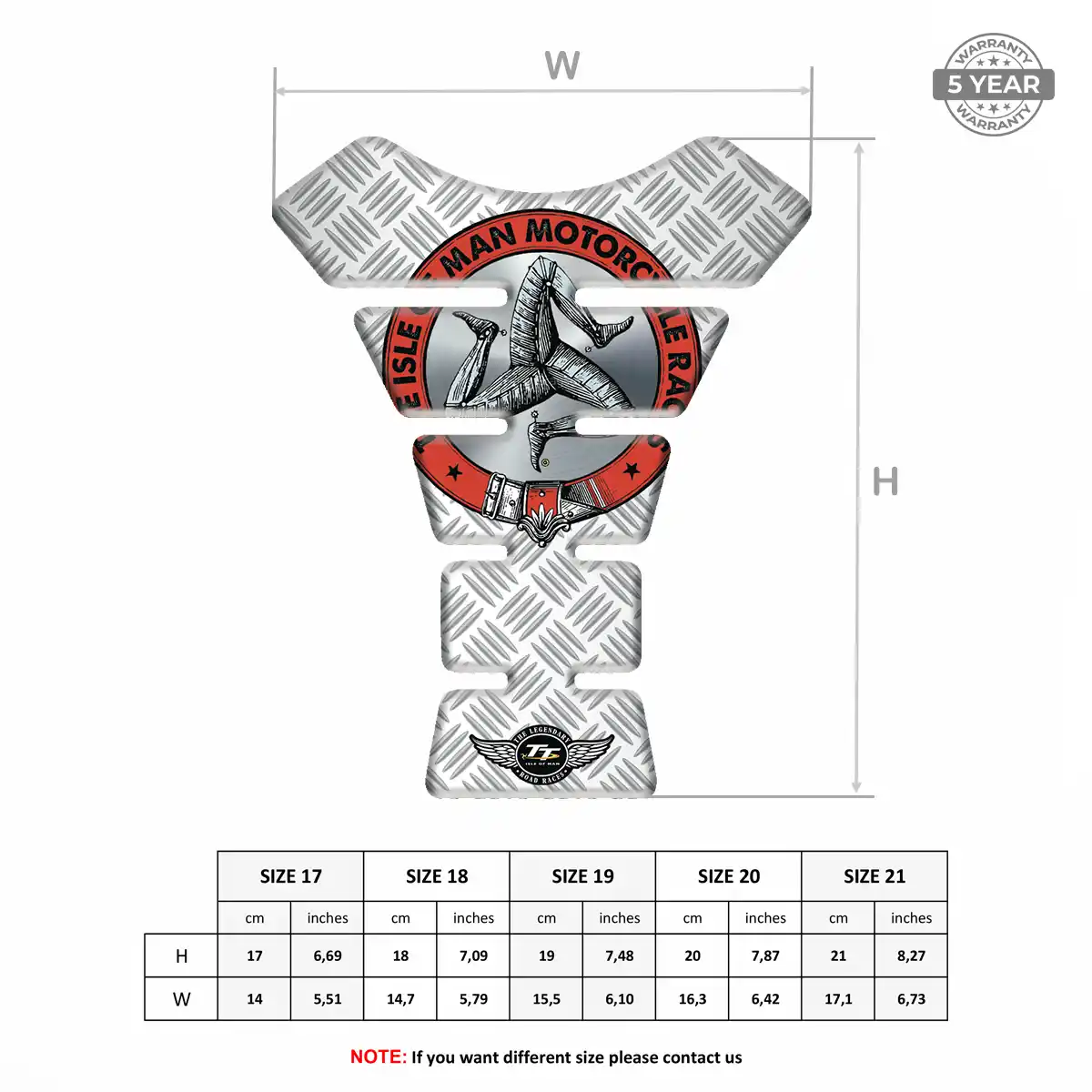 Isle of MAN Tank Protector Motorbike Exclusive Series