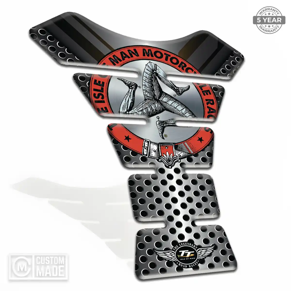 Isle of MAN Tank Protector Motorcycle Sleek Style