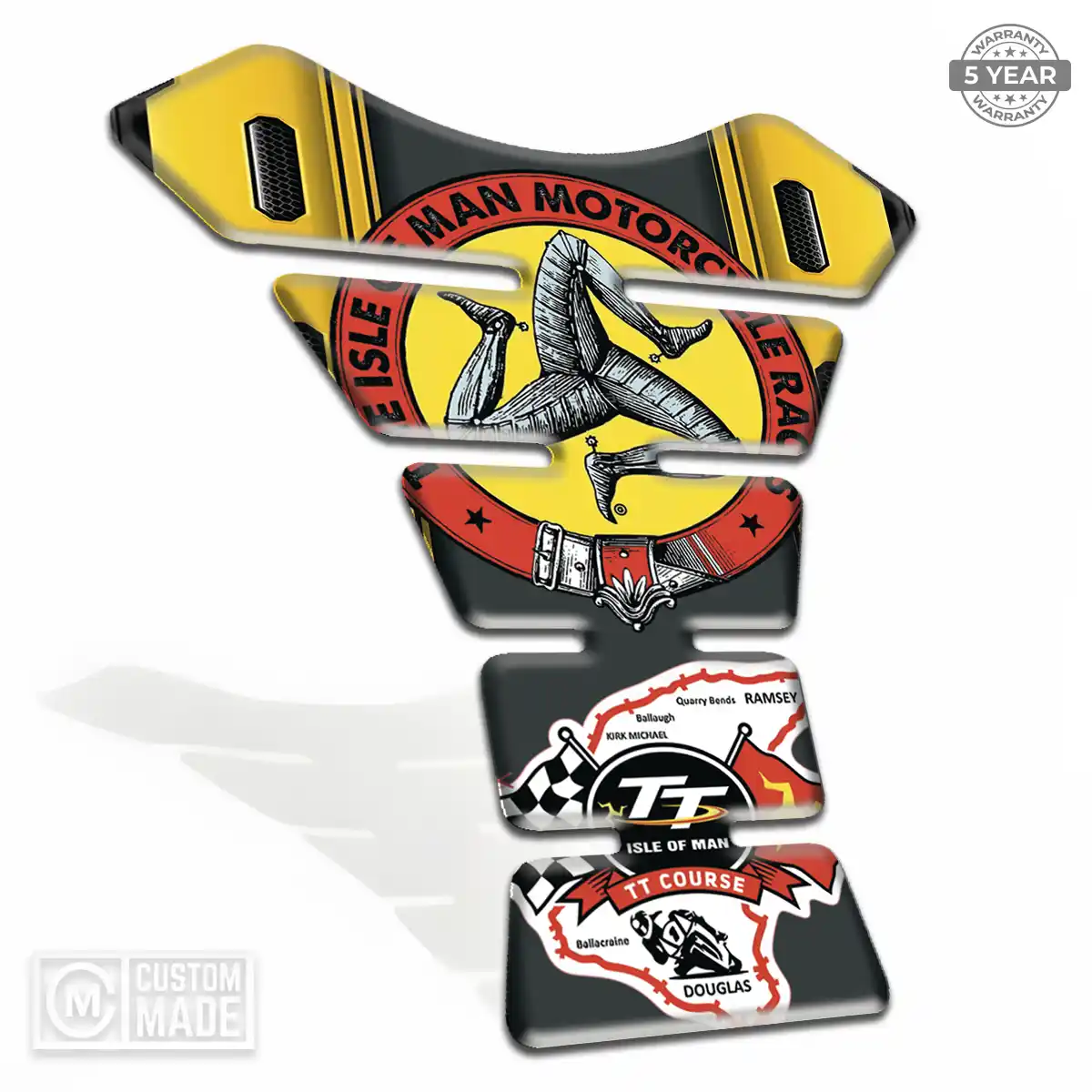 Isle of MAN Tank Protector Pad Motorbike Superior Craft