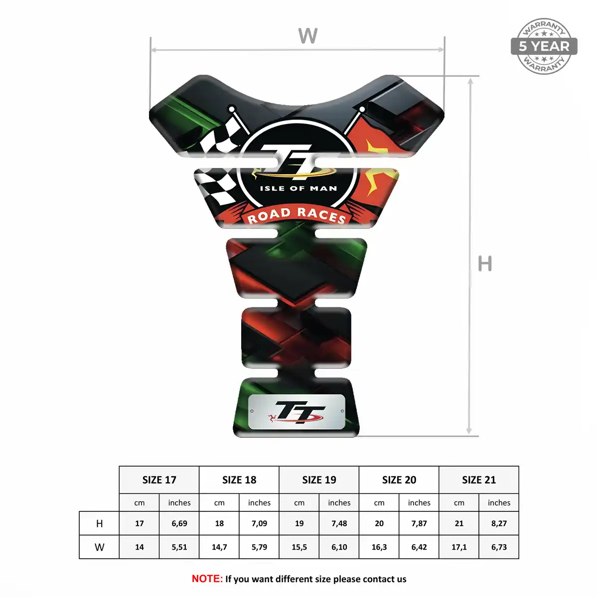 Isle of MAN Tank Protector Pad Signature Grade