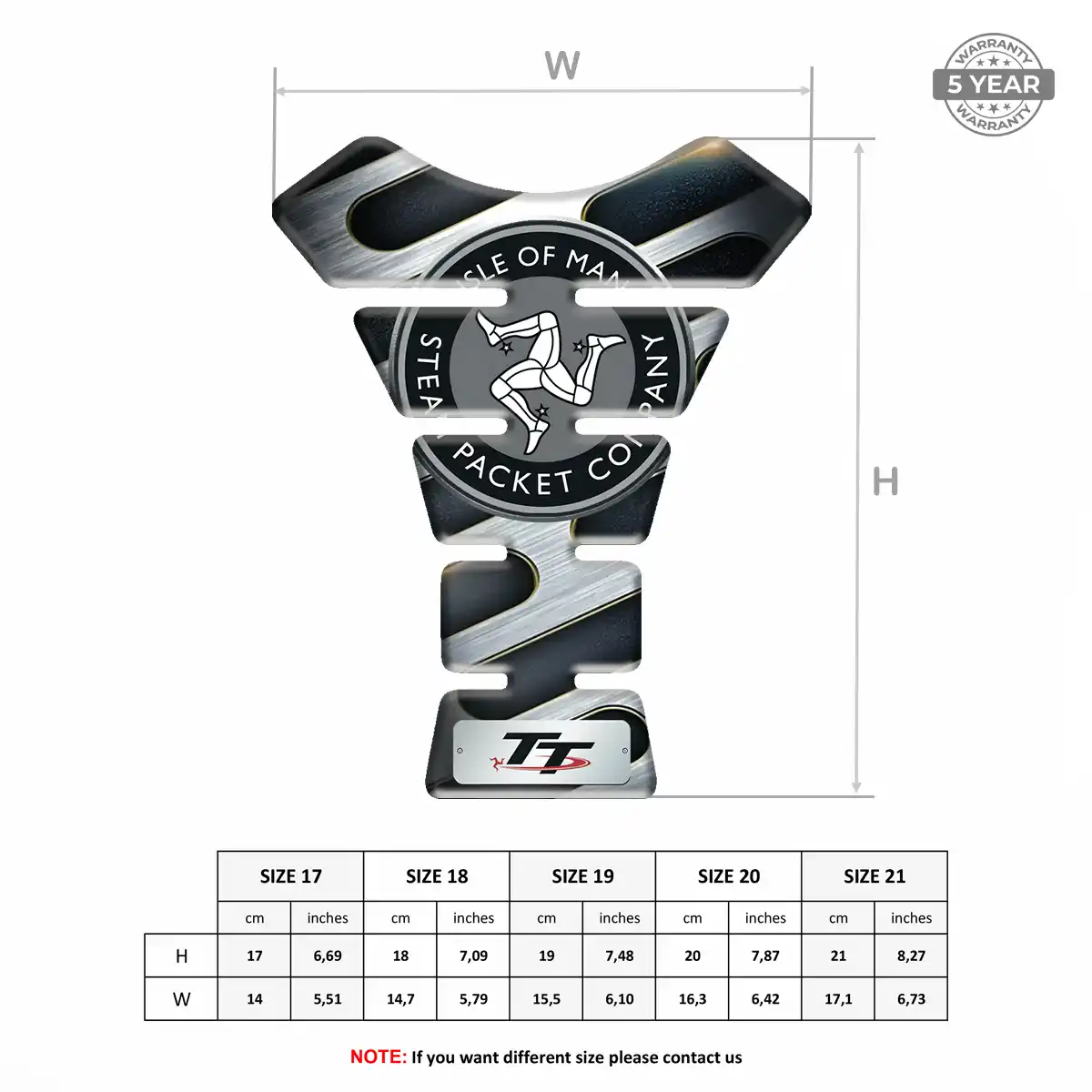 Isle of MAN Tank Protector Pads Exclusive Series