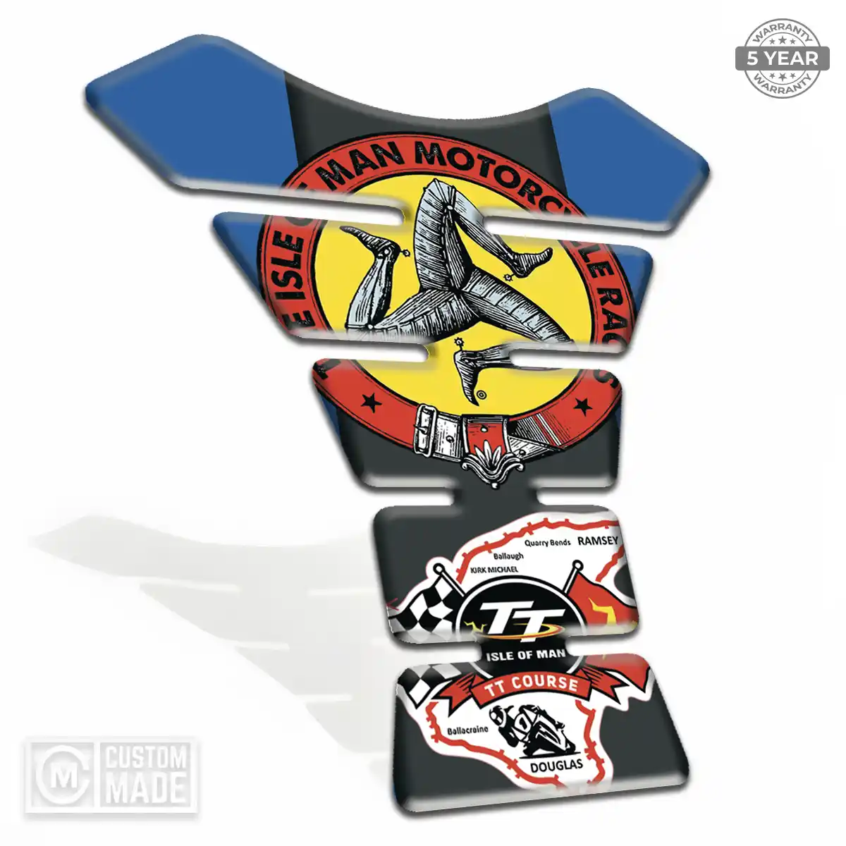 Isle of MAN Tank Protector Pads Motorbike Refined Design