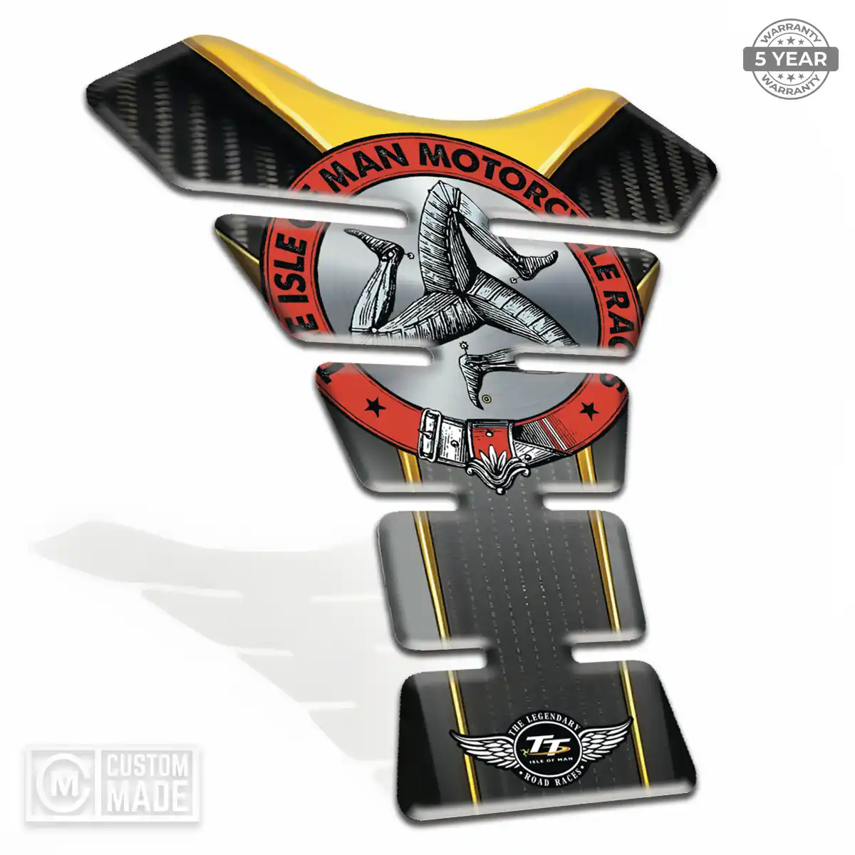 Isle of MAN Tank Protector Pads Motorbike Sleek Style