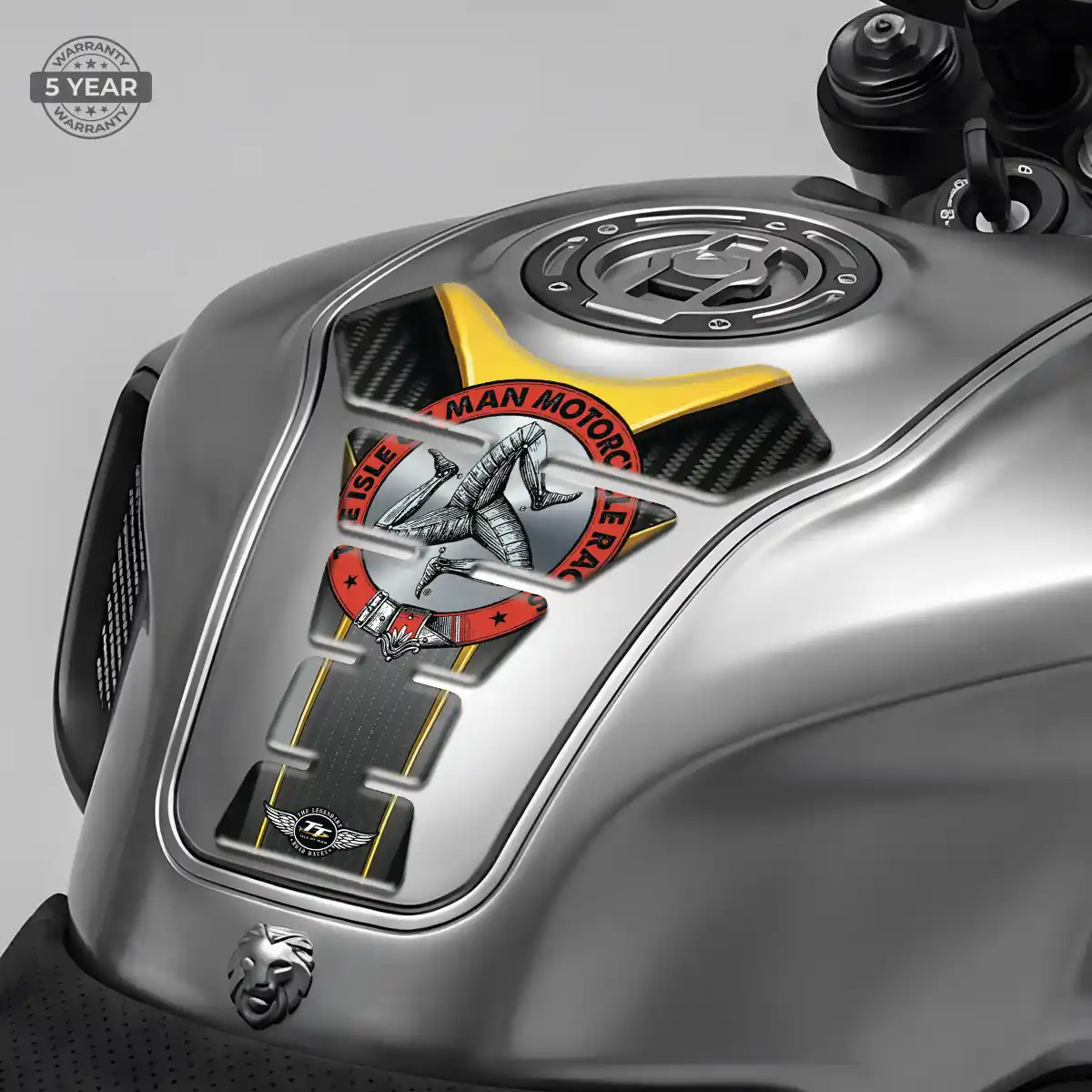 Isle of MAN Tank Protector Pads Motorbike Sleek Style